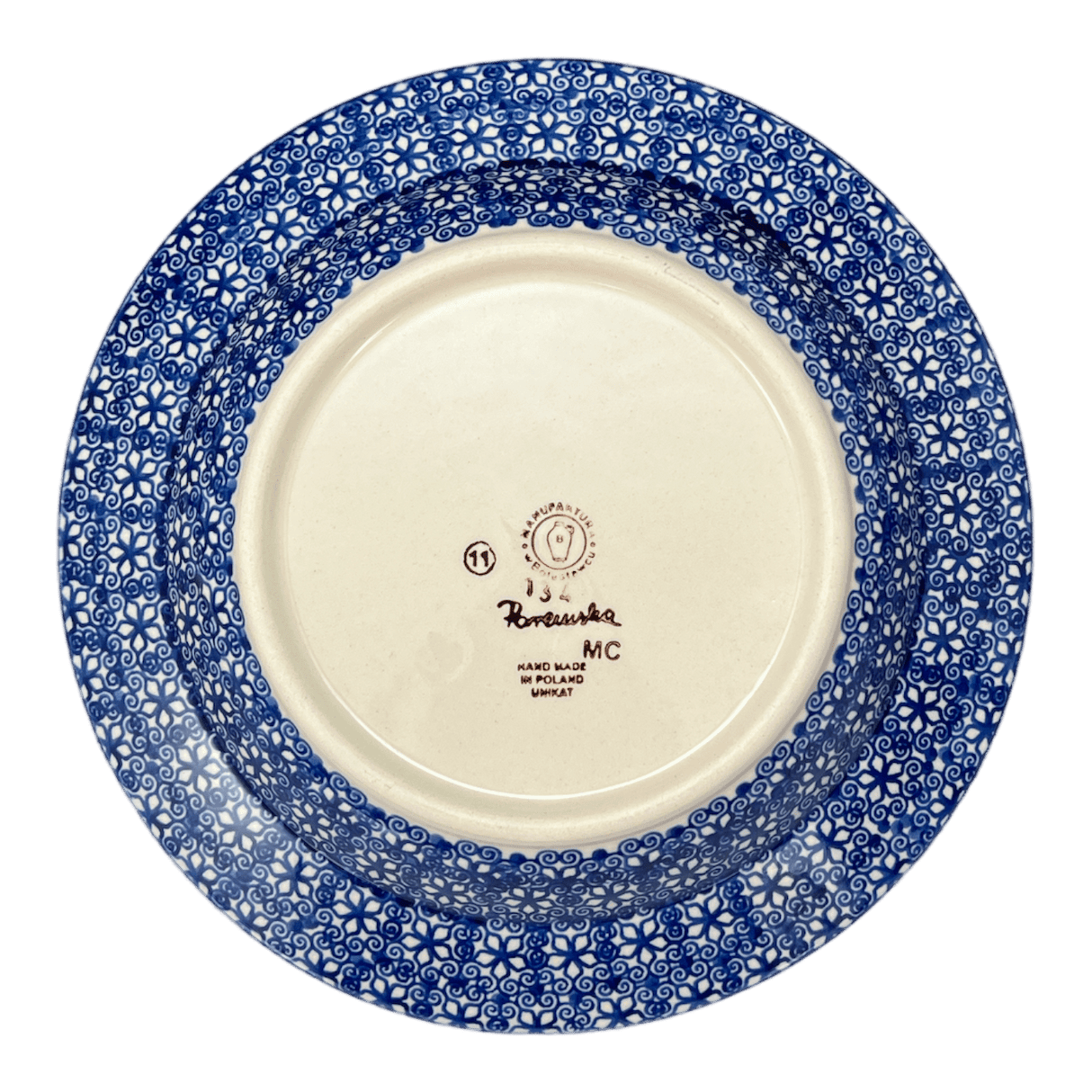 Plate, Round, Soup Plate, 9.25" in "Wildflower Delight" by Manufaktura | T133S-P273