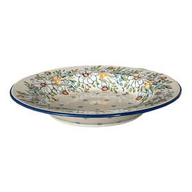 Polish Pottery Soup Plate (Daisy Bouquet) | T133S-TAB3 Additional Image at PolishPotteryOutlet.com