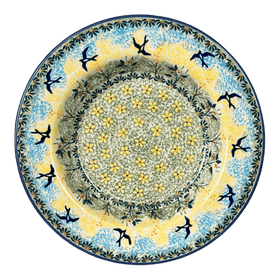 Polish Pottery Soup Plate (Soaring Swallows) | T133S-WK57 Additional Image at PolishPotteryOutlet.com