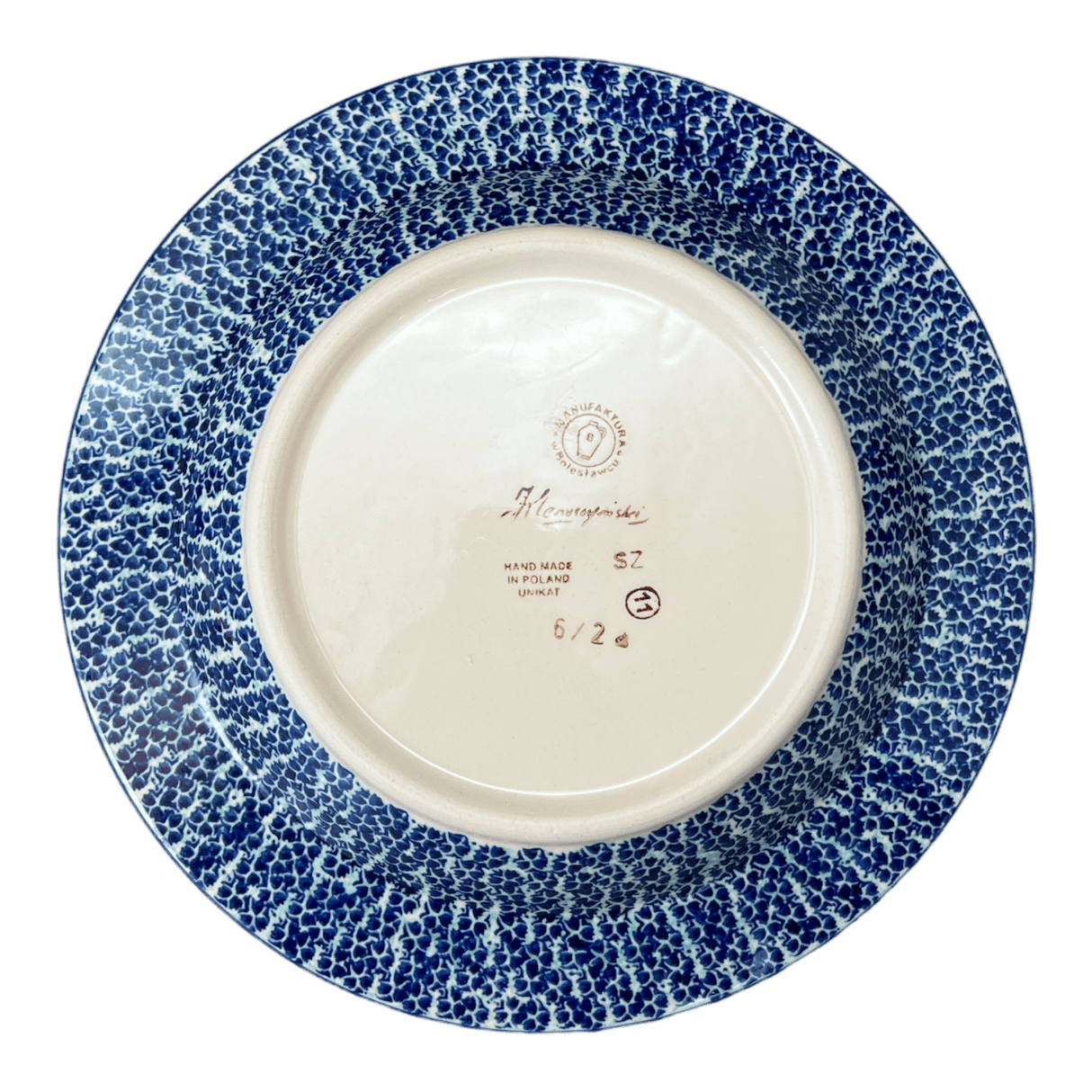 Plate, Round, Soup Plate, 9.25" in "Butterfly Bliss" by Manufaktura | T133S-WK73