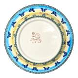 Plate, Round, Soup Plate, 9.25" in "Butterflies in Flight" by Manufaktura | T133S-WKM