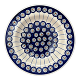 Plate, Round, Soup Plate, 9.25" in "Peacock in Line" by Manufaktura | T133T-54A