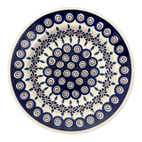 Plate, Round, Soup Plate, 9.25" in "Floral Peacock" by Manufaktura | T133T-54KK
