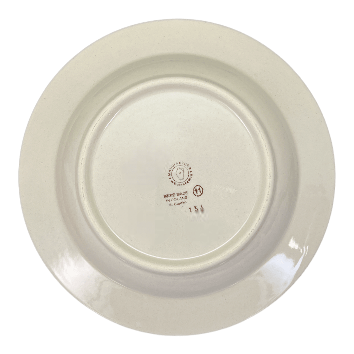 Plate, Round, Soup Plate, 9.25" in "Lily of the Valley" by Manufaktura | T133T-ASD