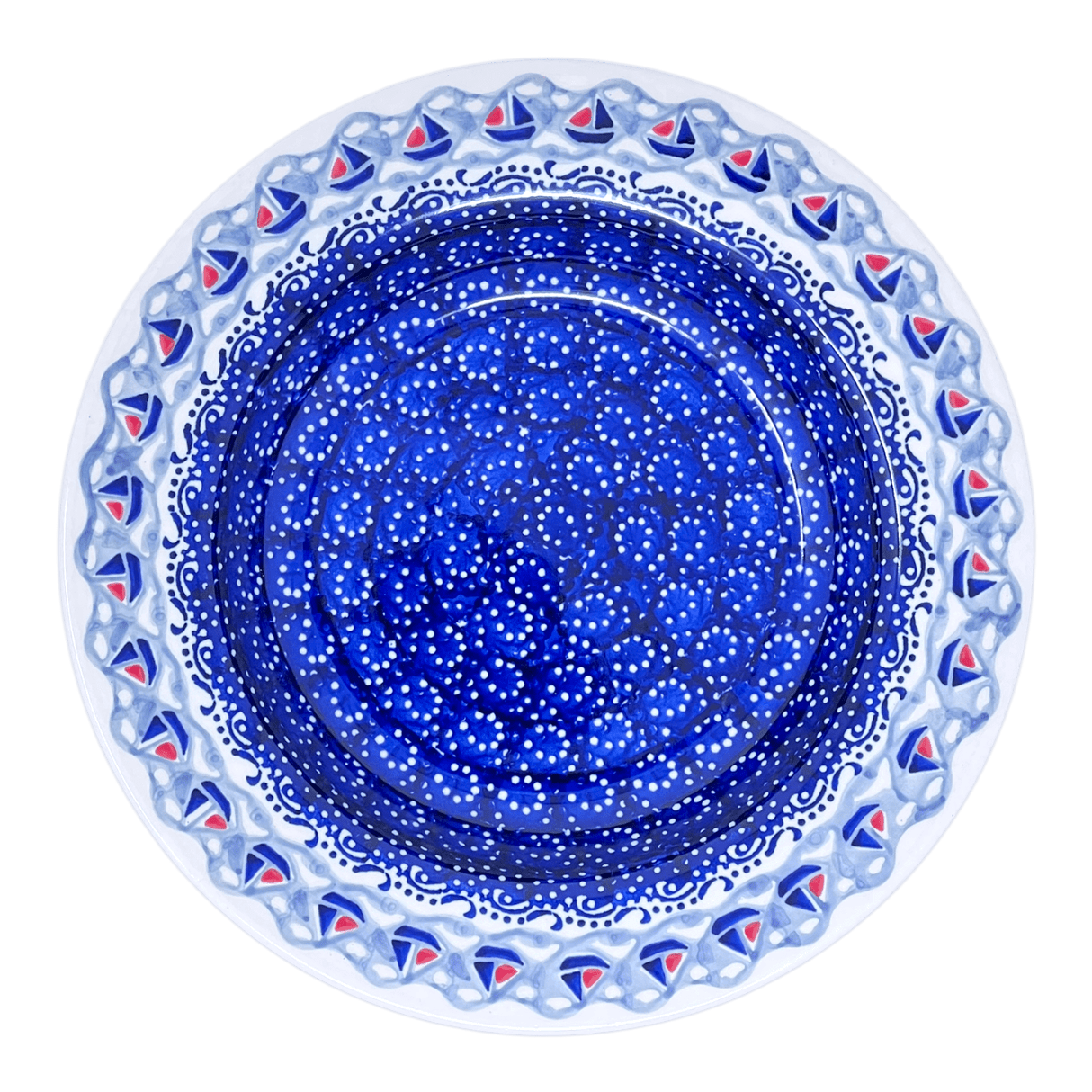 Plate, Round, Soup Plate, 9.25" in "Smooth Sailing" by Manufaktura | T133T-DPMA