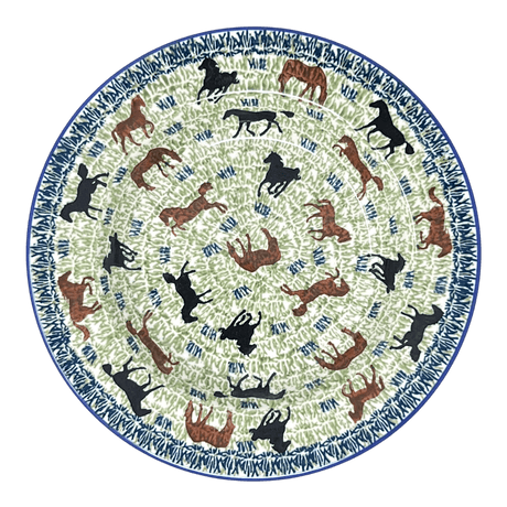 Plate, Round, Soup Plate, 9.25" in "Smooth Seas" by Manufaktura | T133T-DPML