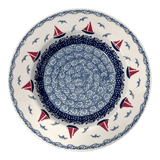 Plate, Round, Soup Plate, 9.25" in "Smooth Seas" by Manufaktura | T133T-DPML
