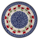 Plate, Round, Soup Plate, 9.25" in "Poppy Garden" by Manufaktura | T133T-EJ01