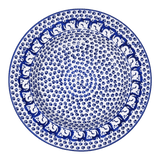 Plate, Round, Soup Plate, 9.25" in "Kitty Cat Path" by Manufaktura | T133T-KOT6