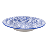 Plate, Round, Soup Plate, 9.25" in "Kitty Cat Path" by Manufaktura | T133T-KOT6