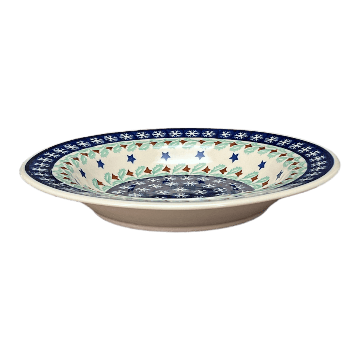 Plate, Round, Soup Plate, 9.25" in "Starry Wreath" by Manufaktura | T133T-PZG