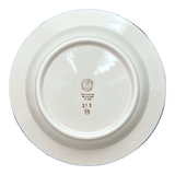 Plate, Round, Soup Plate, 9.25" in "Sea of Hearts" by Manufaktura | T133T-SEA