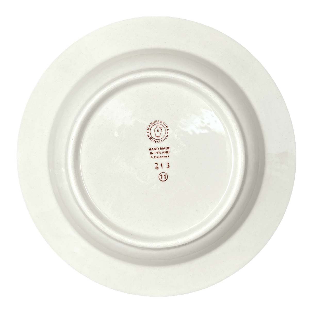 Plate, Round, Soup Plate, 9.25" in "Whole Hearted" by Manufaktura | T133T-SEDU