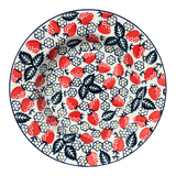 Plate, Round, Soup Plate, 9.25" in "Strawberry Fields" by Manufaktura | T133U-AS59