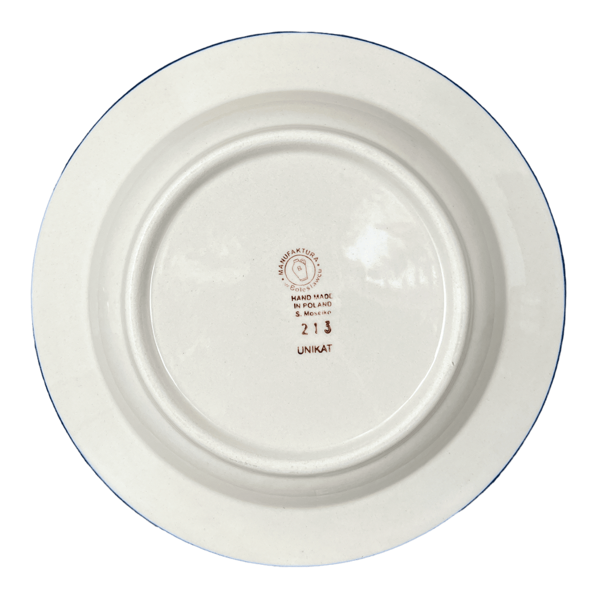 Plate, Round, Soup Plate, 9.25" in "Strawberry Fields" by Manufaktura | T133U-AS59