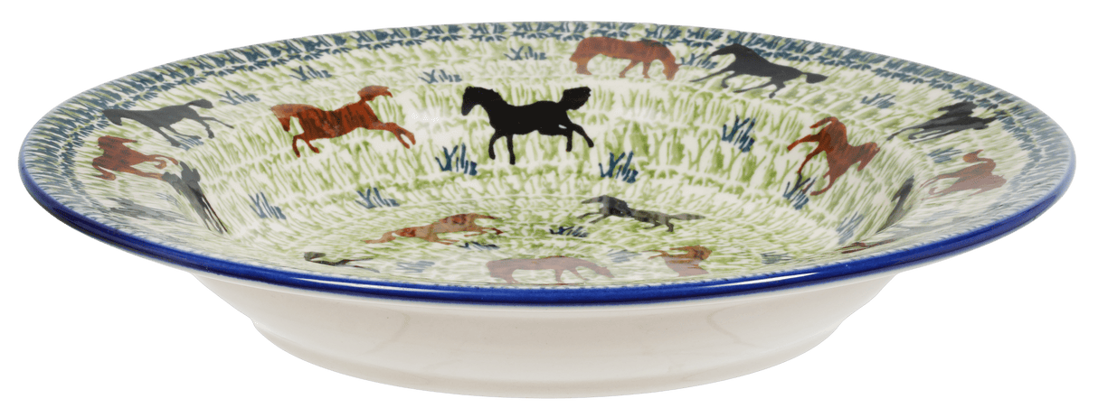Plate, Round, Soup Plate, 9.25" in "On the Range" by Manufaktura | T133U-INK2