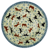 Plate, Round, Soup Plate, 9.25" in "On the Range" by Manufaktura | T133U-INK2