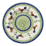 Plate, Round, Soup Plate, 9.25" in "Chicken Dance" by Manufaktura | T133U-P320