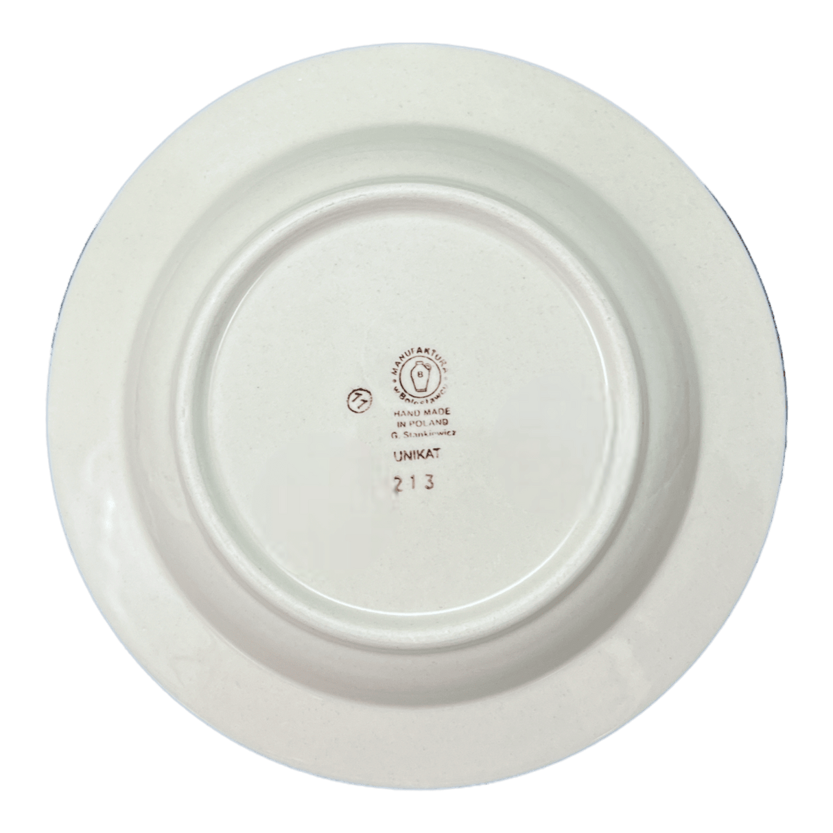 Plate, Round, Soup Plate, 9.25" in "Chicken Dance" by Manufaktura | T133U-P320