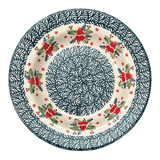 Plate, Round, Soup Plate, 9.25" in "Evergreen Bells" by Manufaktura | T133U-PZDG