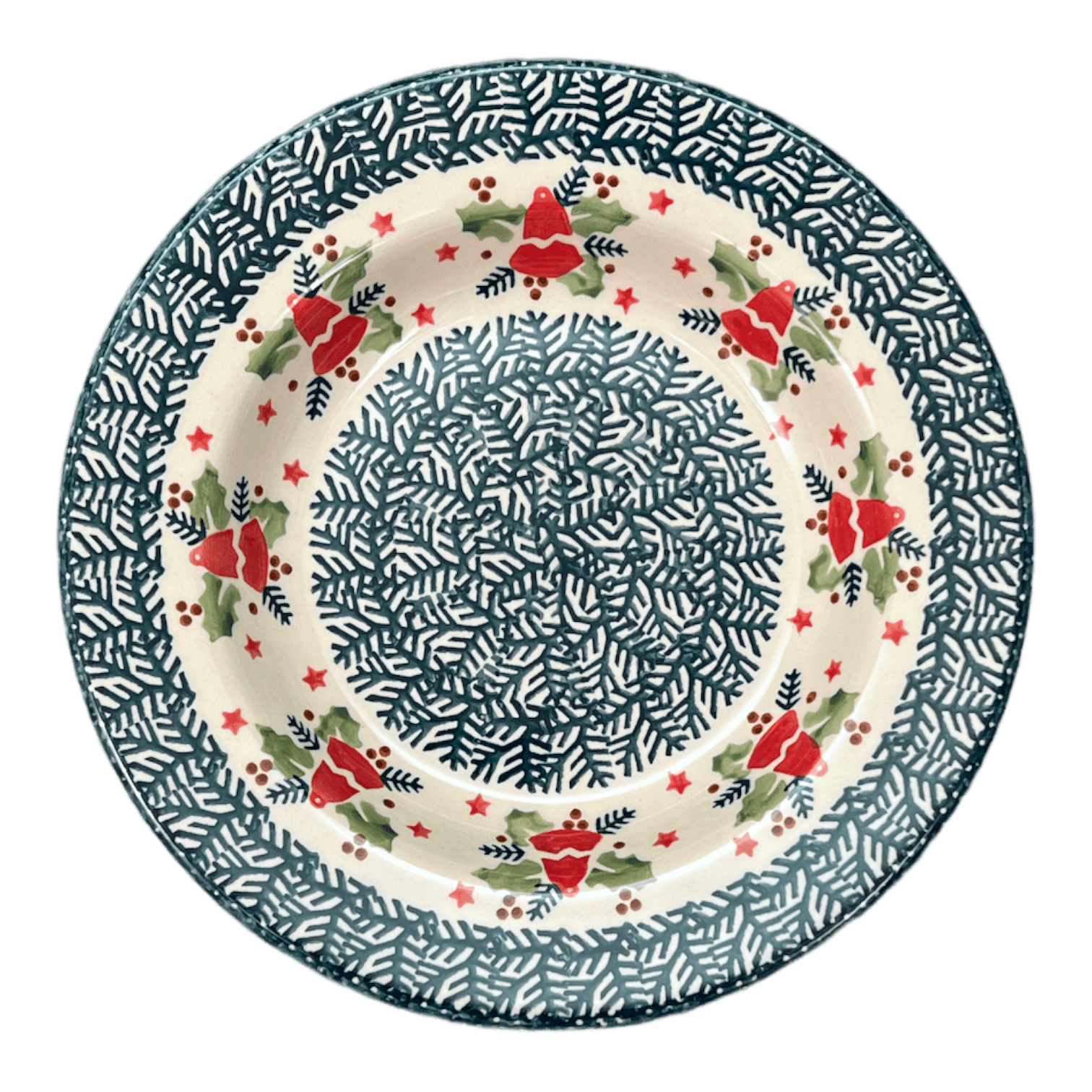 Soup Plate Evergreen Bells T133U PZDG