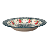 Plate, Round, Soup Plate, 9.25" in "Evergreen Bells" by Manufaktura | T133U-PZDG