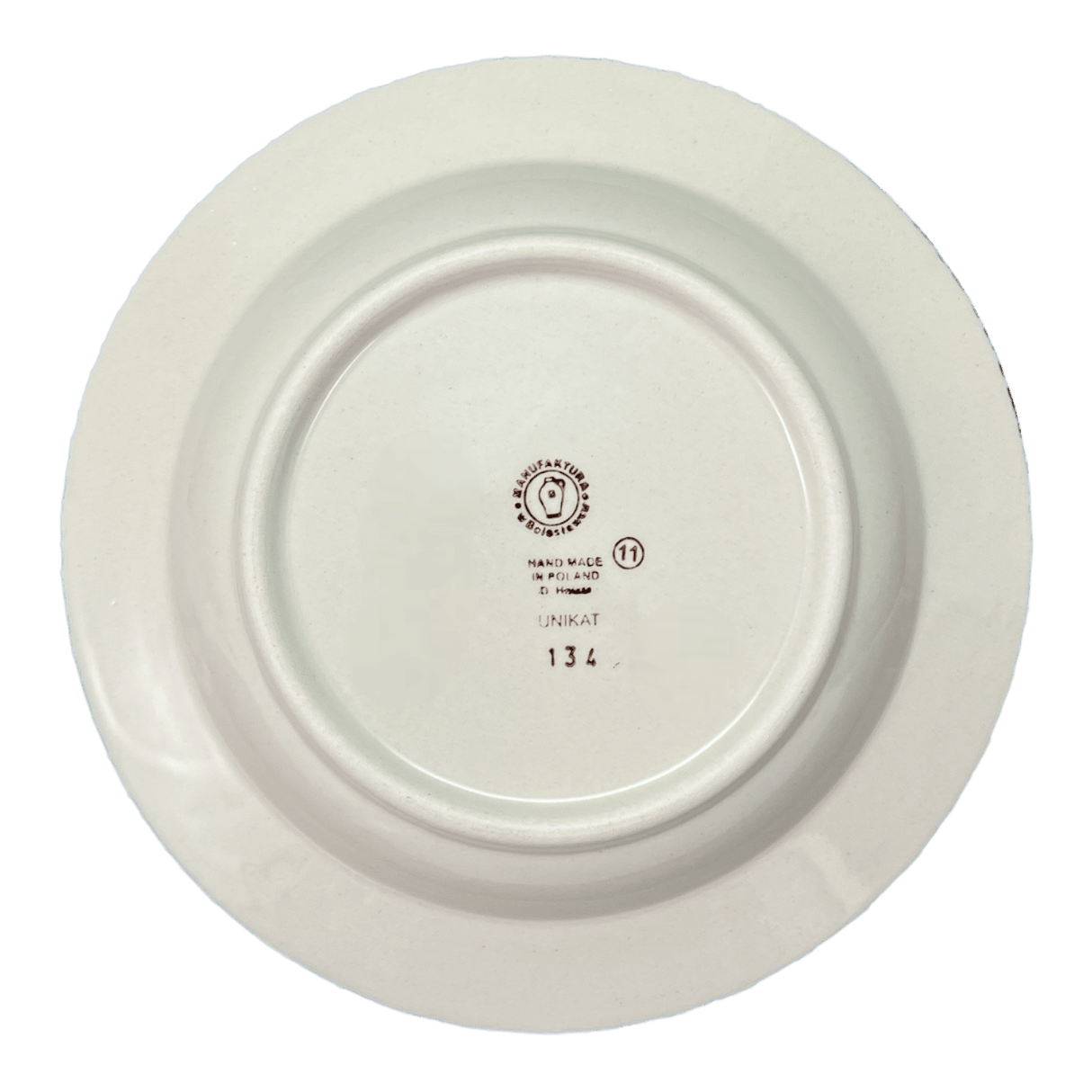 Plate, Round, Soup Plate, 9.25" in "Evergreen Bells" by Manufaktura | T133U-PZDG