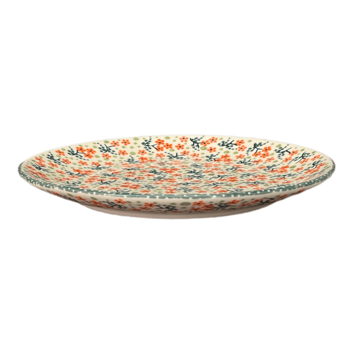 Plate, Round, Salad, 8.5" in "Peach Blossoms" by Manufaktura | T134S-AS46