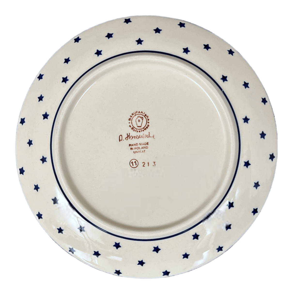 Plate, Round, Salad, 8.5" in "Winter's Eve" by Manufaktura | T134S-IBZ