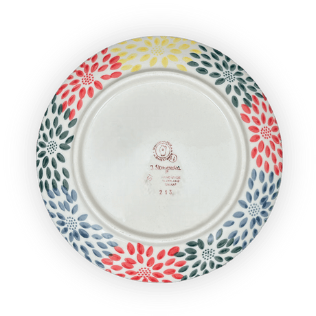 Plate, Round, Salad, 8.5" in "Zinnia Bouquet" by Manufaktura | T134S-IS05