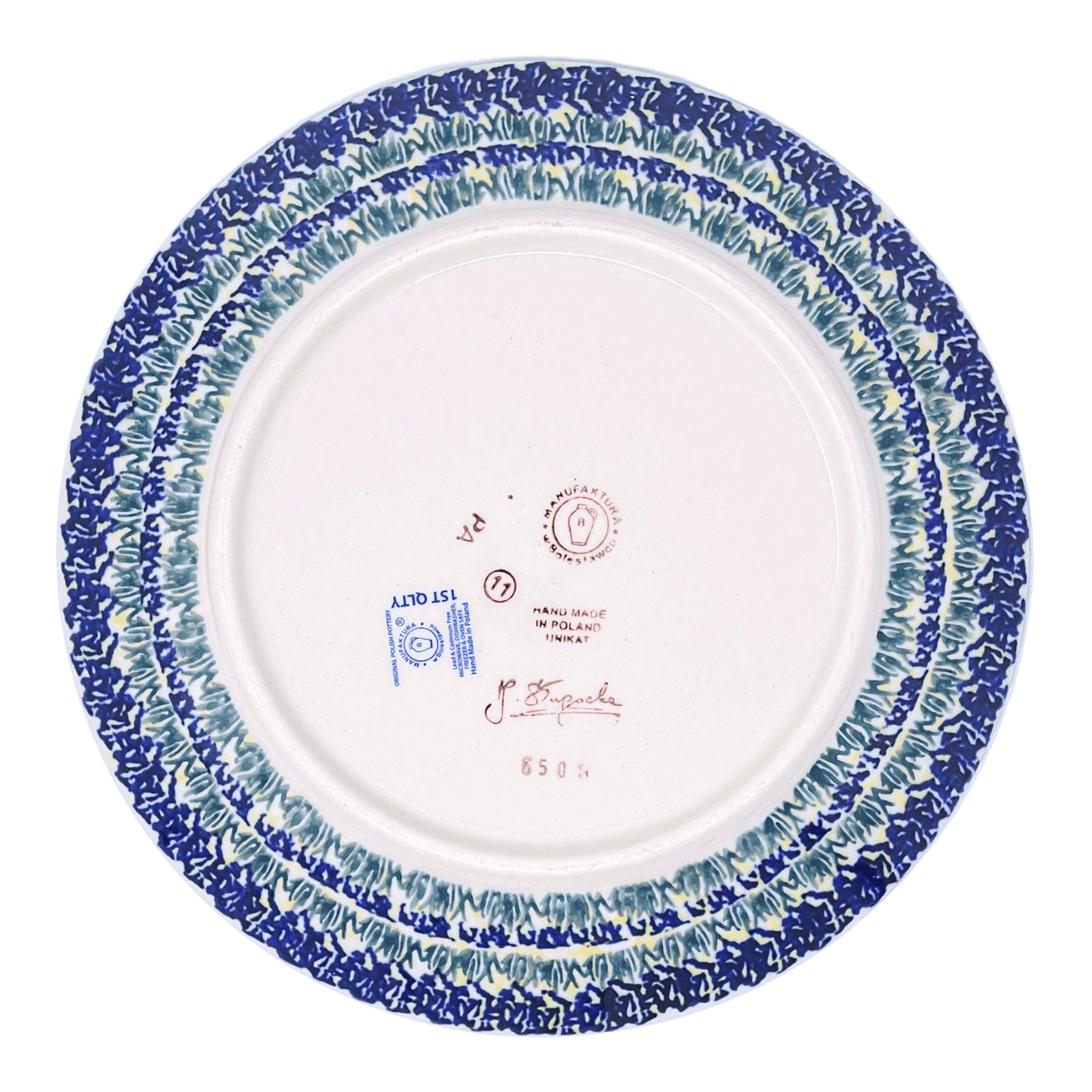 Plate, Round, Salad, 8.5" in "Bundled Bouquets" by Manufaktura | T134S-JZ33