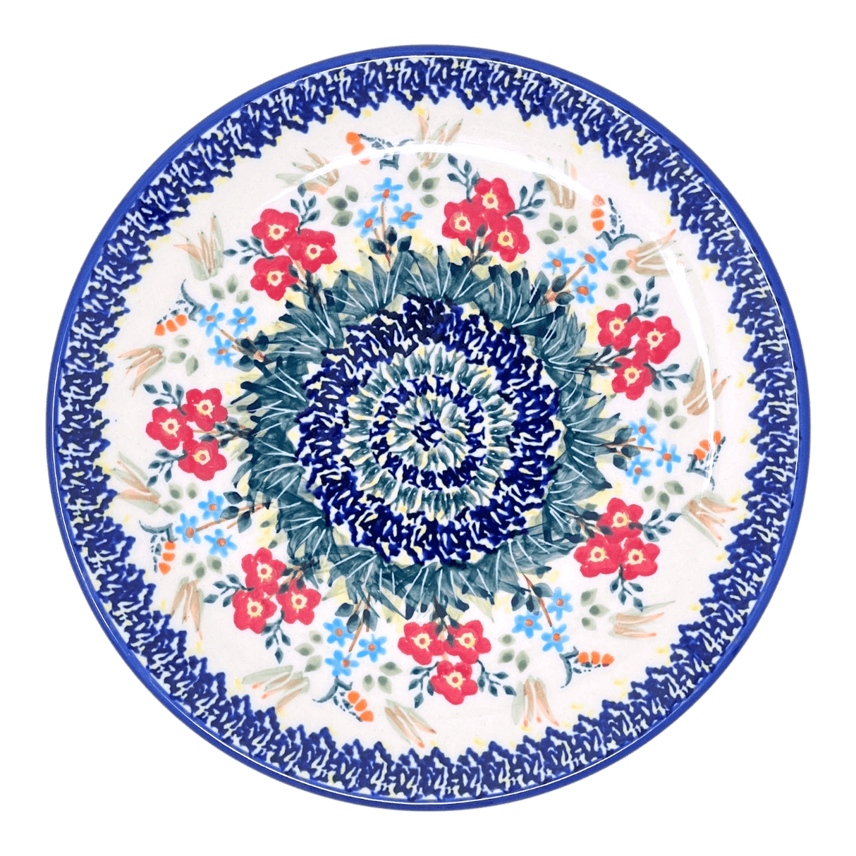 Plate, Round, Salad, 8.5" in "Bundled Bouquets" by Manufaktura | T134S-JZ33