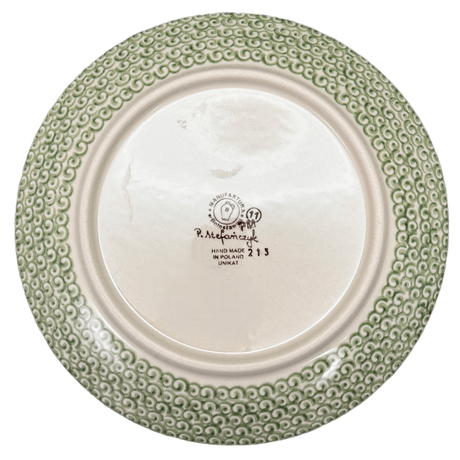 Plate, Round, Salad, 8.5" in "Pink Poinsettia" by Manufaktura | T134S-PS14