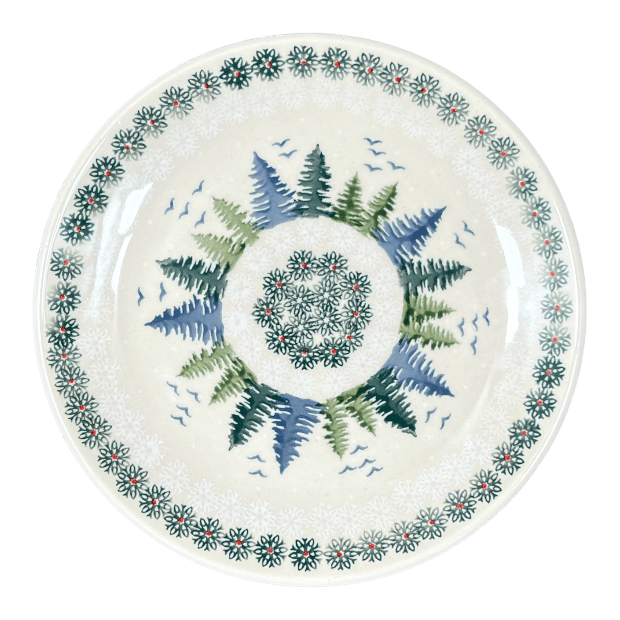 Plate, Round, Salad, 8.5" in "Pine Forest" by Manufaktura | T134S-PS29