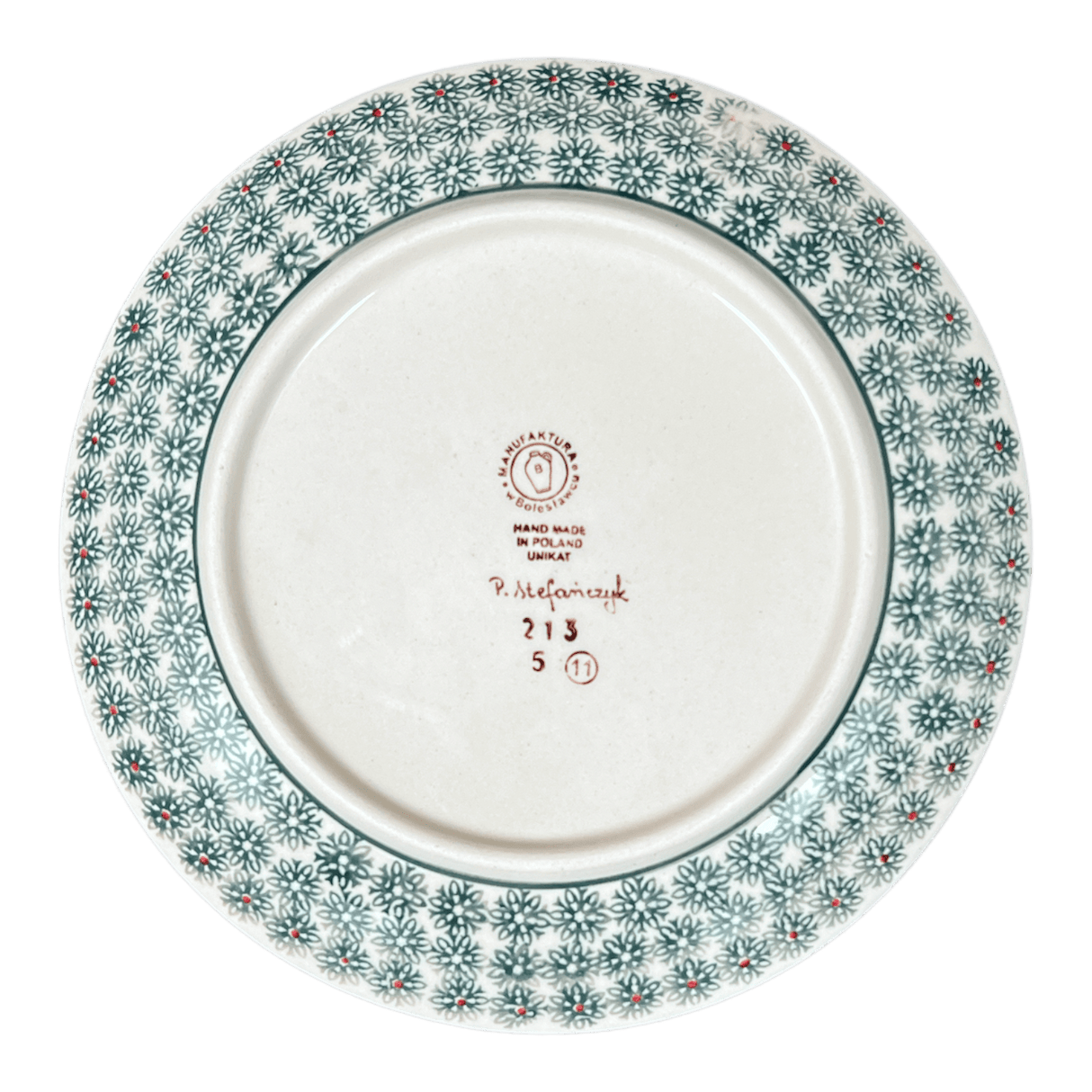 Plate, Round, Salad, 8.5" in "Pine Forest" by Manufaktura | T134S-PS29