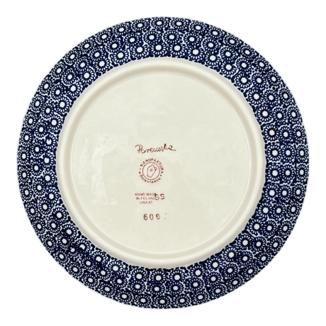 Plate, Round, Salad, 8.5" in "Duet in Blue & White" by Manufaktura | T134S-SB04