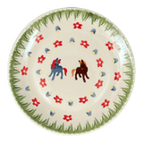 Plate, Round, Salad, 8.5" in "Ponies & Posies" by Manufaktura | T134T-DKON