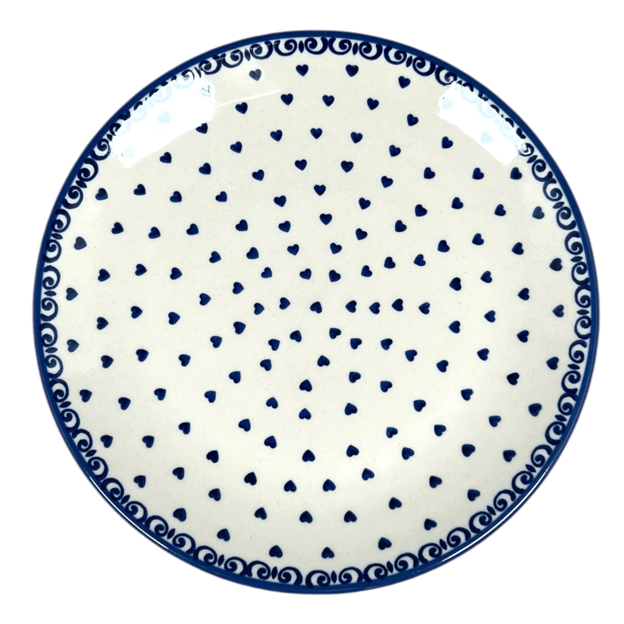 Plate, Round, Salad, 8.5" in "Heartfelt Blue" by Manufaktura | T134T-PS02