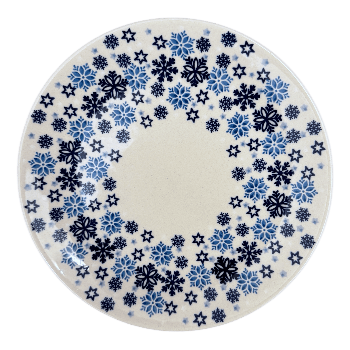 Plate, Round, Salad, 8.5" in "Snowstorm" by Manufaktura | T134T-PS36