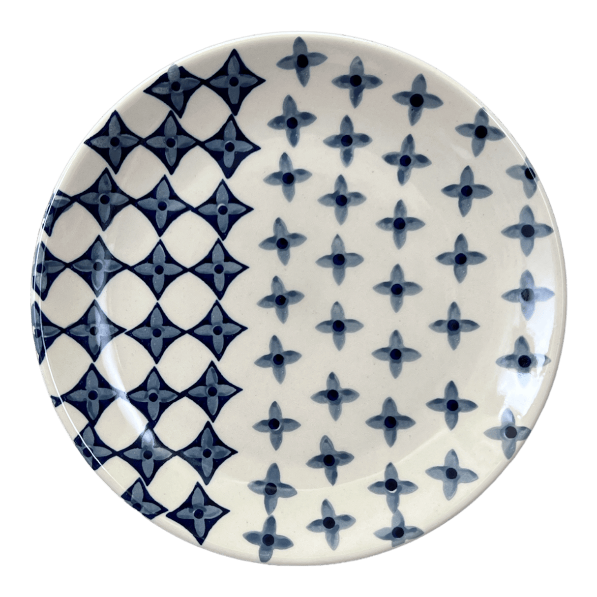 Plate, Round, Salad, 8.5" in "Field of Diamonds" by Manufaktura | T134T-ZP04