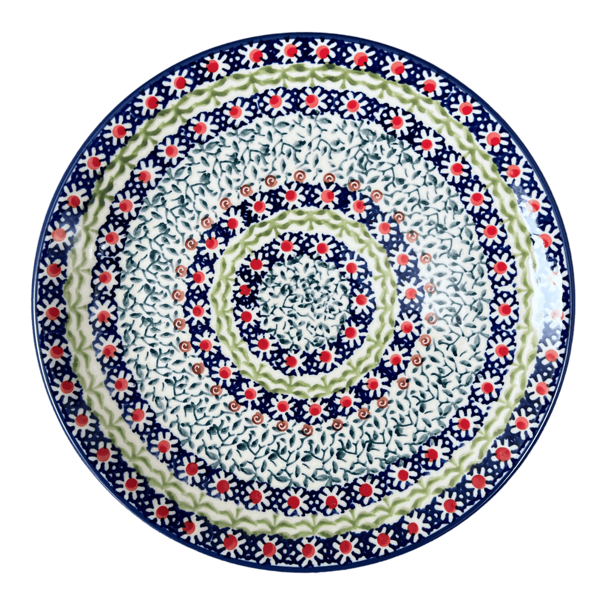 Plate, Round, Salad, 8.5" in "Daisy Rings" by Manufaktura | T134U-GP13