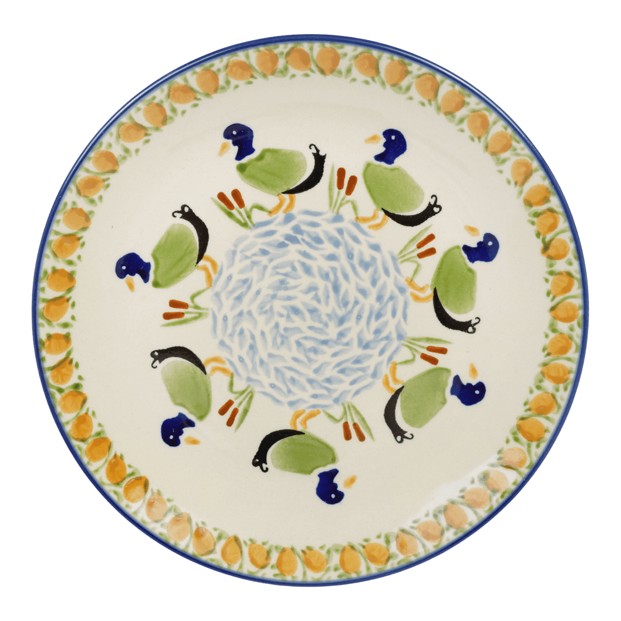 Plate, Round, Salad, 8.5" in "Ducks in a Row" by Manufaktura | T134U-P323