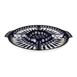 Plate, Round, Divided, 12.5" in "Peacock" by Manufaktura | T138T-54