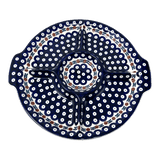 Plate, Round, Divided, 12.5" in "Mosquito" by Manufaktura | T138T-70