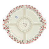 Plate, Round, Divided, 12.5" in "Simply Beautiful" by Manufaktura | T138T-AC61