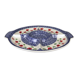 Plate, Round, Divided, 12.5" in "Poppy Garden" by Manufaktura | T138T-EJ01