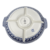 Plate, Round, Divided, 12.5" in "Kitty Cat Path" by Manufaktura | T138T-KOT6