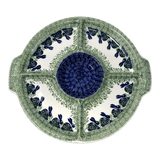 Plate, Round, Divided, 12.5" in "Bunny Love" by Manufaktura | T138T-P324