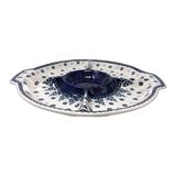 Plate, Round, Divided, 12.5" in "Snowy Pines" by Manufaktura | T138T-U22