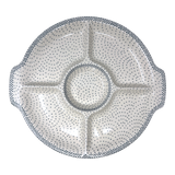 Plate, Round, Divided, 12.5" in "Misty Green" by Manufaktura | T138U-61Z